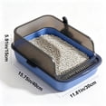 thumbnail image 3 of Semi-Enclosed High-Walled Cat Litter Box with Scoop (Anti-Scatter Design), 3 of 7
