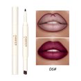 thumbnail image 1 of QIBEST 2 en 1 lápiz labial mate delineador de labios impermeable maquillaje tinte de contorno Sexy rojo delineador de labios de larga duración lápiz cosmético, 1 of 5