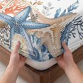thumbnail image 3 of King Size Fitted Sheet Set - Jellyfish Coastal 3 Piece Bedding Sets 16" Deep Pocket Fitted Sheet with 2 Pillowcases, Summer Beach Coral Starfish Ocean Brushed Microfiber Hotel Luxury Bed Sheets, 3 of 9
