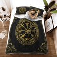thumbnail image 3 of Juego de Cama Colcha Vikinga - Vegvisir y Runa Vikingos - Juego de Cama Colcha Vikinga, 3 of 5