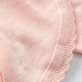 thumbnail image 6 of HAOTAGS Girls Knitted Cardigan (1-13) Jacket with Floral Accent Casual One-Button Open Front Cover Up Top for Fall Hot Pink Size 9-10Years, 6 of 8