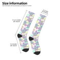 thumbnail image 5 of Fotbe Sea Turtles print Women's Men's Novelty Crew Socks Cotton Socks Knee High Socks for Walking,Running,Nurses,Pregnancy, 5 of 9