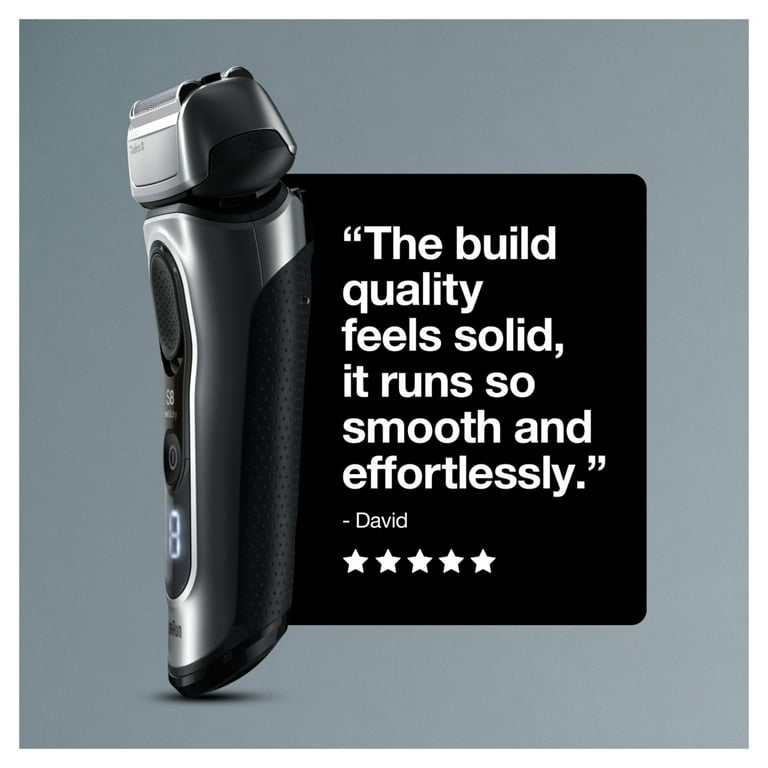 Braun Series 8 8457CC Electric Shaver, Wet & Dry, Beard Trimmer