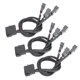 thumbnail image 2 of Cable de extensión de 3 piezas, divisor de 1 a 3 vías, adaptador de 4 pines a 4 pines + 3 pines + 3 pines, 2 of 5