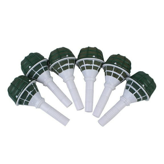 PTOOTP Flower Holder Multi Color Plastic for Wedding DIY Bridal Bouquet Base 6Pcs