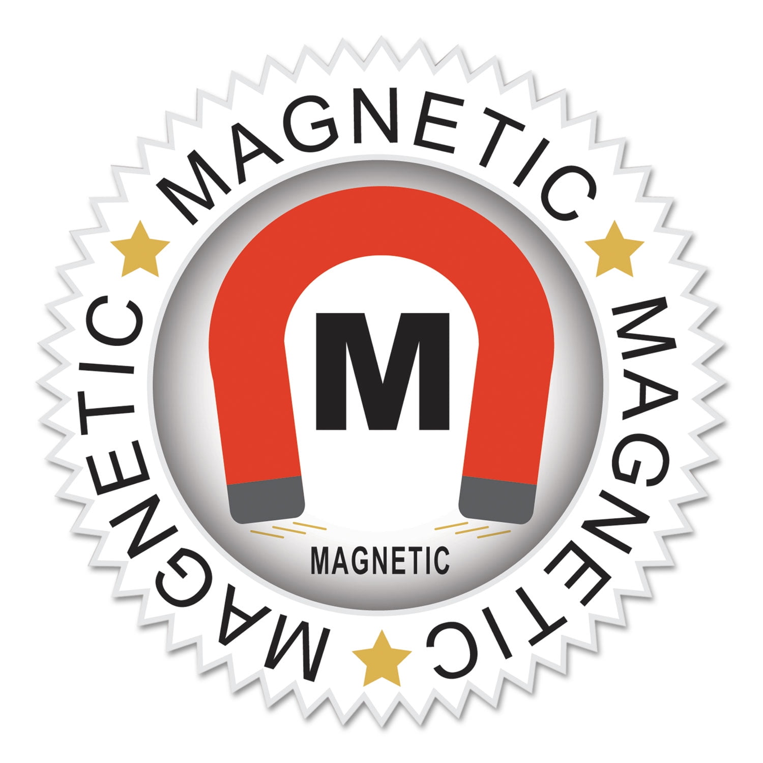 C-Line Magnetic Style Name Badge Holder Kit, Sealed Holders with Inserts, 4" x 3", Box of 20
