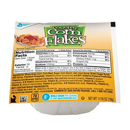 General Mill's Country Corn Flakes 1 Oz Cup - Pack of 48
