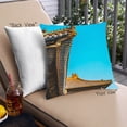 thumbnail image 1 of Ahgly Company Sites Forbidden City Outdoor Throw Pillow, 18 inch by 18 inch, 1 of 6