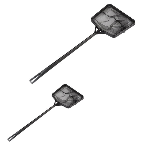 FOMIYES 2Ud Red Para Nylon Negro Compacta Y Fácil De Colgar Para Uso En Acuario