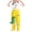 Yellow, variant on Girls Rain Wear Jacket and Pants Set for Kids - Outdoor Rain Gear for Girls Ages 2-12 - for Everyday Use and Rainy Days