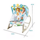 thumbnail image 2 of Rocker Silla Vibradora Mecedora De Bebe Musical Con Juegos Gris /Azul Leon, 2 of 5