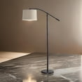 thumbnail image 6 of 70 Inch Arc Floor Lamp, Beige Shade, Adjustable Arm and Height, Dark Bronze, 6 of 6