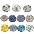 thumbnail image 5 of Sunsanly Diameter:11.81"/15.75"/17.72" Round Bistro Seat Cushions, Tufted Waterproof Patio Floor Chair Pads for Home Garden Balcony Kitchen Office Porch, Various colors and patterns Optional, 5 of 8