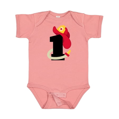 

Inktastic Fireman 1st Birthday Gift Baby Boy or Baby Girl Bodysuit
