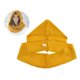 thumbnail image 4 of Bufanda con capucha Macarena mujer chica bufanda de punto cálida y cómoda talla única se adapta a la mayoría Amarillo, 4 of 8