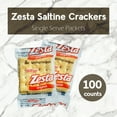 thumbnail image 2 of Zesta Saltine Crackers - Single Serve Packets - Pack of 100 - Each Individually Wrapped Pack Contains Two Crackers - Great Portion Control for Home or Office, 2 of 3