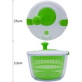 thumbnail image 2 of Salad Spinner Large 5 Quarts Fruits and Vegetables Dryer Quick Dry Design BPA Free Dry Off & Drain Lettuce and Vegetable with Ease for Tastier Salads and Faster Food Prep, 2 of 6