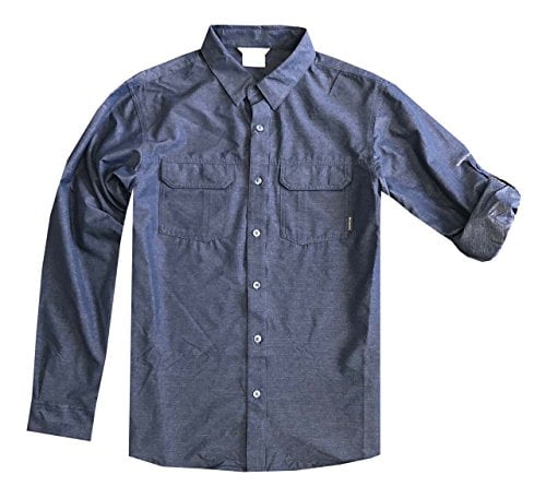 columbia omni wick button up shirt
