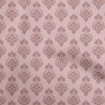 thumbnail image 1 of oneOone Georgette Viscose Dusty Pink Fabric Mandala Dress Material Fabric Print Fabric By The Yard 42 Inch Wide, 1 of 5