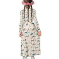 thumbnail image 4 of DISNIMO Cute Sharks Dress for Girls 13-14 Birthday Party Dresses for Girls Long Sleeve Dress with Pockets Kids Crew Neck Dress Long Sleeve Frock for Kids Dress Long Sleeve Casual Dress, 4 of 7
