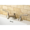 thumbnail image 3 of Kingston Brass KS4478ZL 8 in. Widespread Bathroom Faucet, Brushed Nickel, 3 of 4