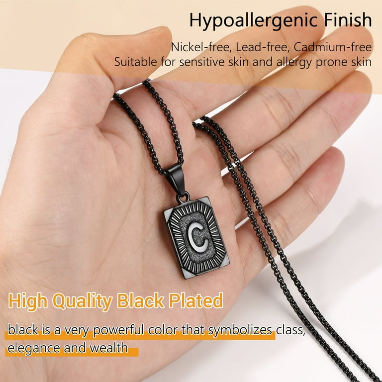 Nickel free deals name necklace