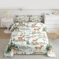 thumbnail image 2 of Castle Fairy Cartoon Jungle Deer Queen Comforter Set,Animal Hunting Bedding Comforter Set, 2 of 8