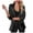 Black, variant on sertiohcv Womens Blazers Women Jacket Casual Long Sleeve Glitter Party Shiny Lapel Coat Outerwear Black,Size S