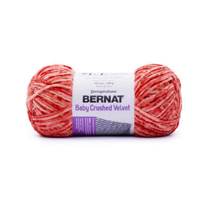 Bernat Baby Yarn Velvet Yarn - 3.5 oz, Restful Rose - 3 Pack Bundle with Bella's Crafts Stitch Markers