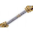thumbnail image 2 of Gold Plated King David Royal Crown Mezuzah w/ Scripture Parchment Scroll, 2 of 3