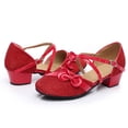 thumbnail image 6 of Babysbule Girls Shoes Toddler Baby Kids Girls Single Party Princess Dancing Ballroom Tango Latin Shoes, 6 of 8