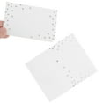 thumbnail image 4 of Unique Bargains 20pcs Place Cards, Line Border Printable Place Name Cards for Table Setting Wedding, White Silver Dots, 4 of 6