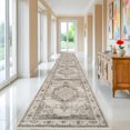 thumbnail image 2 of Alfombra para pasillo YouFortong, lavable, 90 x 600 cm, color beige, 2 of 7