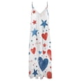 thumbnail image 4 of 4th of July Design Sleeveless Dress Woman Fashion Long Dresses Women's Summer Suit Dress 2025, 4 of 7