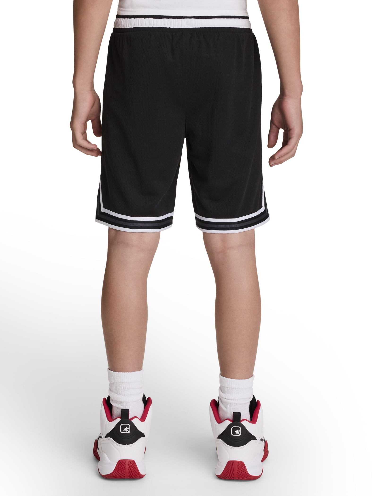AND1 Boy's Athletic Performance Challenger Short 8" Inseam, Sizes 4-18