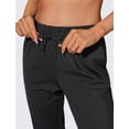 thumbnail image 4 of Joggers CRZ YOGA, entrenamiento elástico en 4 direcciones para mujer, color negro S, 4 of 6