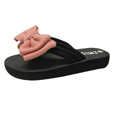 

knqrhpse slippers for women Summer Wedge Slides Sandals Home Bathroom Beach Flip Flops Shoes womens slippers house slippers for women