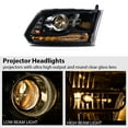 thumbnail image 5 of G-Plus LED Bar Plank Style Headlights Fit for Dodge Ram 1500 2500 3500 2013-2018 Bumper Headlamps CH2503217 55277409AD, 5 of 10