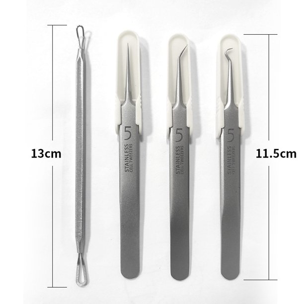 Aguja de acero inoxidable para el acné, clip de belleza para el acné, aguja puntiaguda para el acné, aguja para el acné, clip de célula puntiaguda para el acné