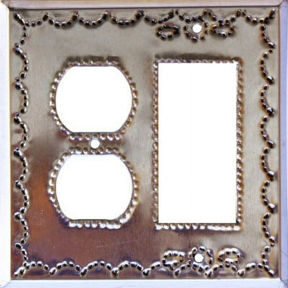 Outlet-Decora Silver Tin Switchplate