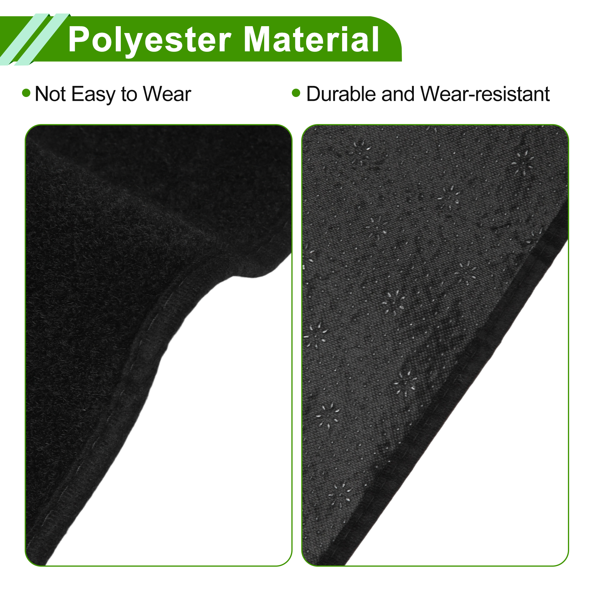 Unique Bargains Dash cover for Toyota Tundra 2014-2021 Dashboard cover Car Interior Anti-Slip/Anti Dust Polyester Black Thread 1 Pc