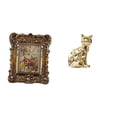 thumbnail image 1 of Marco de fotos,Marco de fotos retro Marco de fotos de mesa vintage,Marco de fotos adornado para colgar en la pared,decoración del hogar,Figura de escritorio,Estante de estatua de gato para, 1 of 8