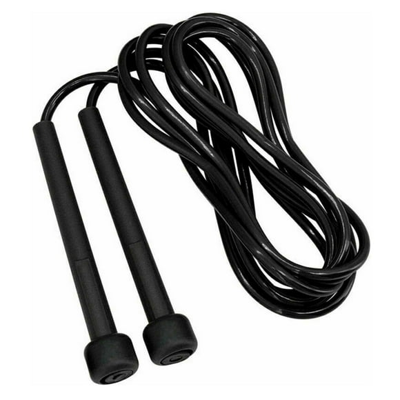Yeacher Speed Skipping Rope Boxing Jumping Weight Loss Exercise Girls Fitness (Black)