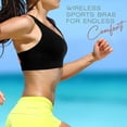thumbnail image 3 of Alyce Ives Intimates Sports Bras for Women Racerback Bra Sports Bra Pack, XL 4 pcs, 3 of 6