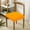 orange, variant on Chair Cushions for Dining Chairs Seat Cushion, Soft Stretch Spandex Slipcovers Corn Grain Texture Chair Slipcovers Suit For Office Dining Room Bar Wedding Chair Seat Cushions Washable Removable