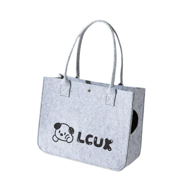 Bolsa de transporte para mascotas Fernando Suave y lavable para gatos y perros pequeños Gris L