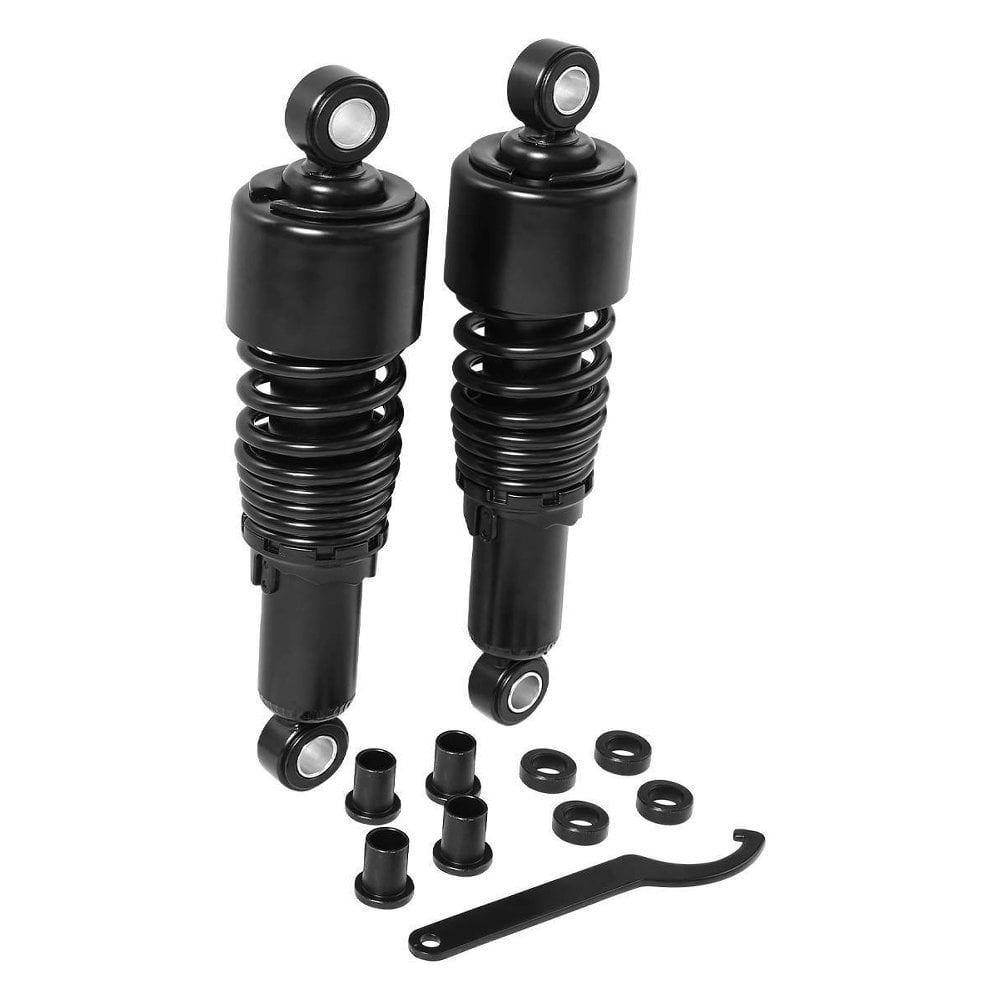 Geelife 10.5" Black Rear Shocks For Forty Eight Iron 883 Seventy Two 1200