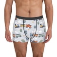 thumbnail image 1 of Balery Trains And Cactuse Calzoncillos bóxer para hombre, ropa interior de algodón suave y transpirable con cinturilla de nailon-XX-Large, 1 of 5