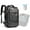 Grey-3, variant on Vacuum Backpack for Travel, 60L Expandable Compression Bag with Electric Vacuum Pump, Water Resistant and Anti Theft(Army Green)