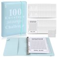 thumbnail image 1 of 100 Envelope Challenge loose-leaf book 100 days money saving book challenge cash envelope saving book, 1 of 6